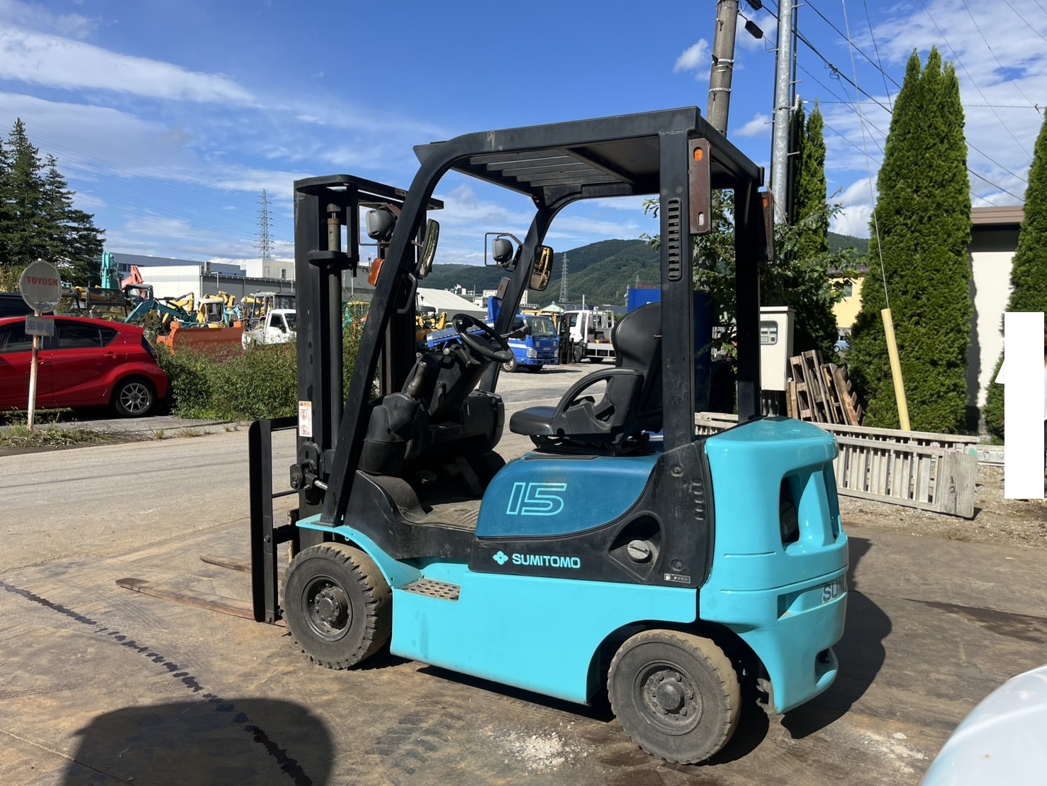 長野発★住友 1.5tフォークリフト　03FG15PAX12GD 2013 H25年式 1769時間★レンタル可★ - 画像 2