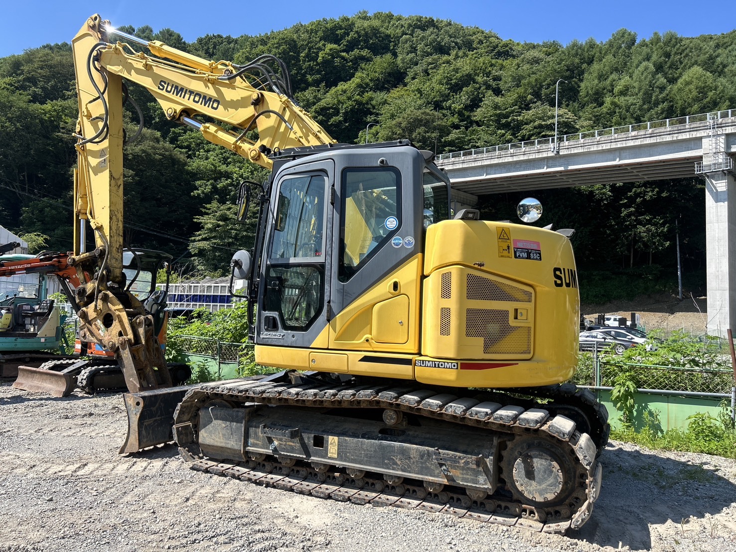 長野発★住友 SH135X-6 2014 H26年式 3518時間★レンタル可★ - 画像 3