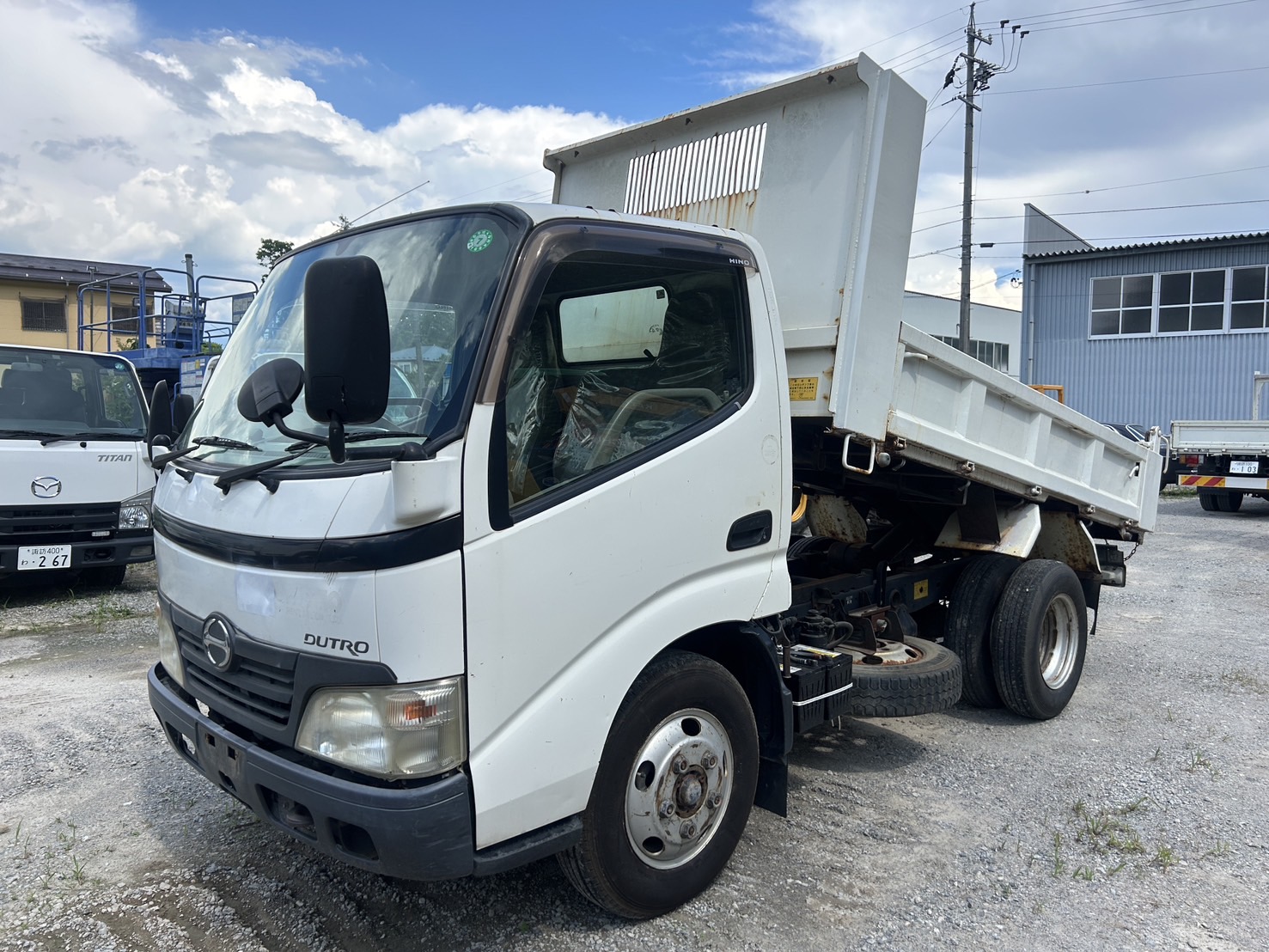 長野発★日野 デュトロ 3t低床ダンプ BDG-XZU314T H20年式 105450km - 画像 2