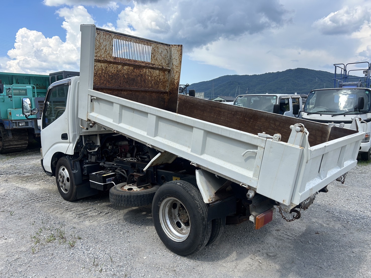 長野発★日野 デュトロ 3t低床ダンプ BDG-XZU314T H20年式 105450km - 画像 3