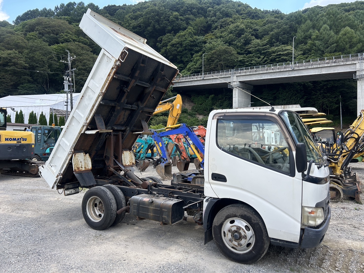 長野発★日野 デュトロ 3t低床ダンプ BDG-XZU314T H20年式 105450km - 画像 5
