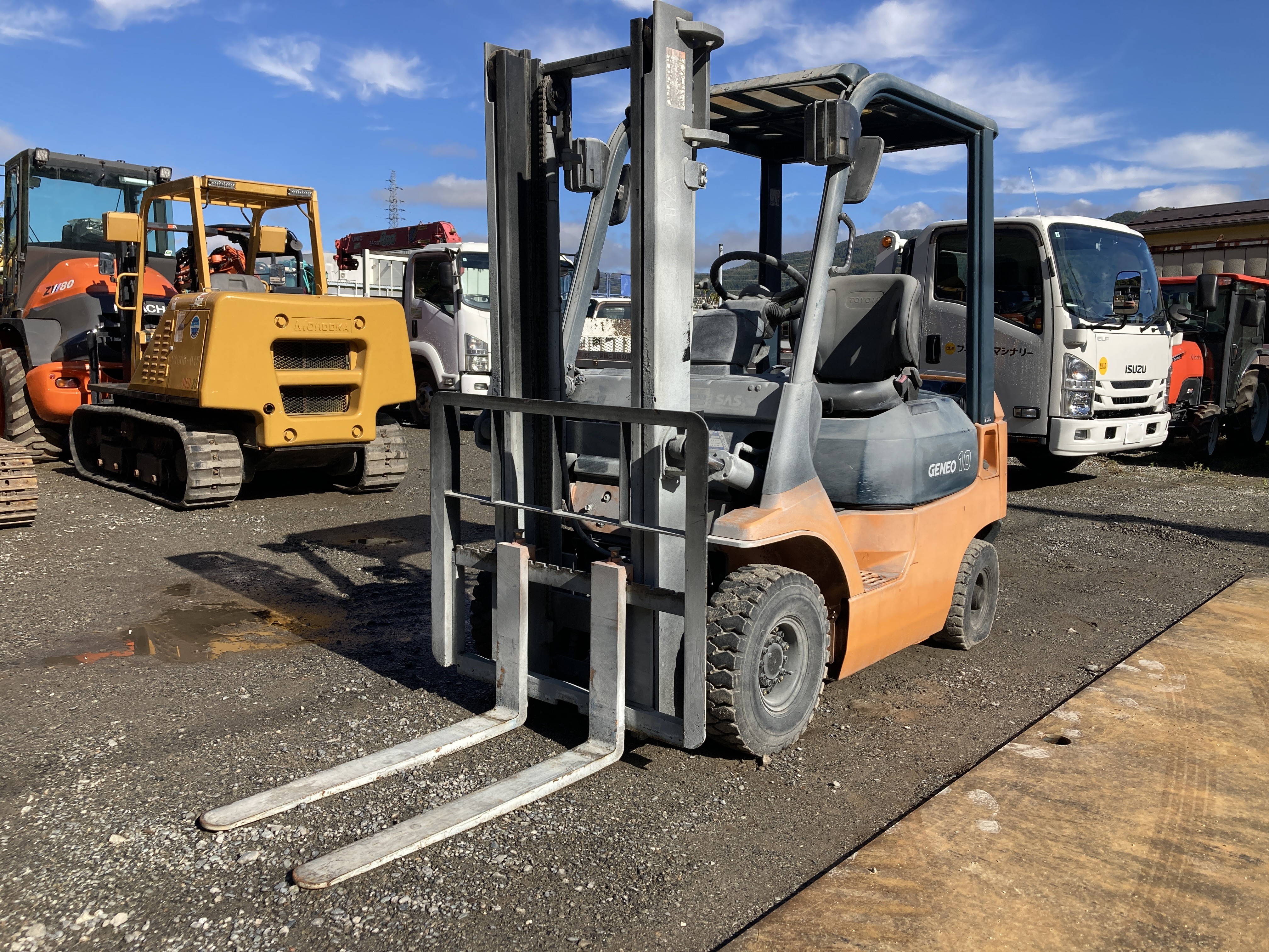 長野発★トヨタ 02-7FGL1 トヨタ1トンフォークリフト 2004 H16年式 780時間★レンタル可★ - 画像 3