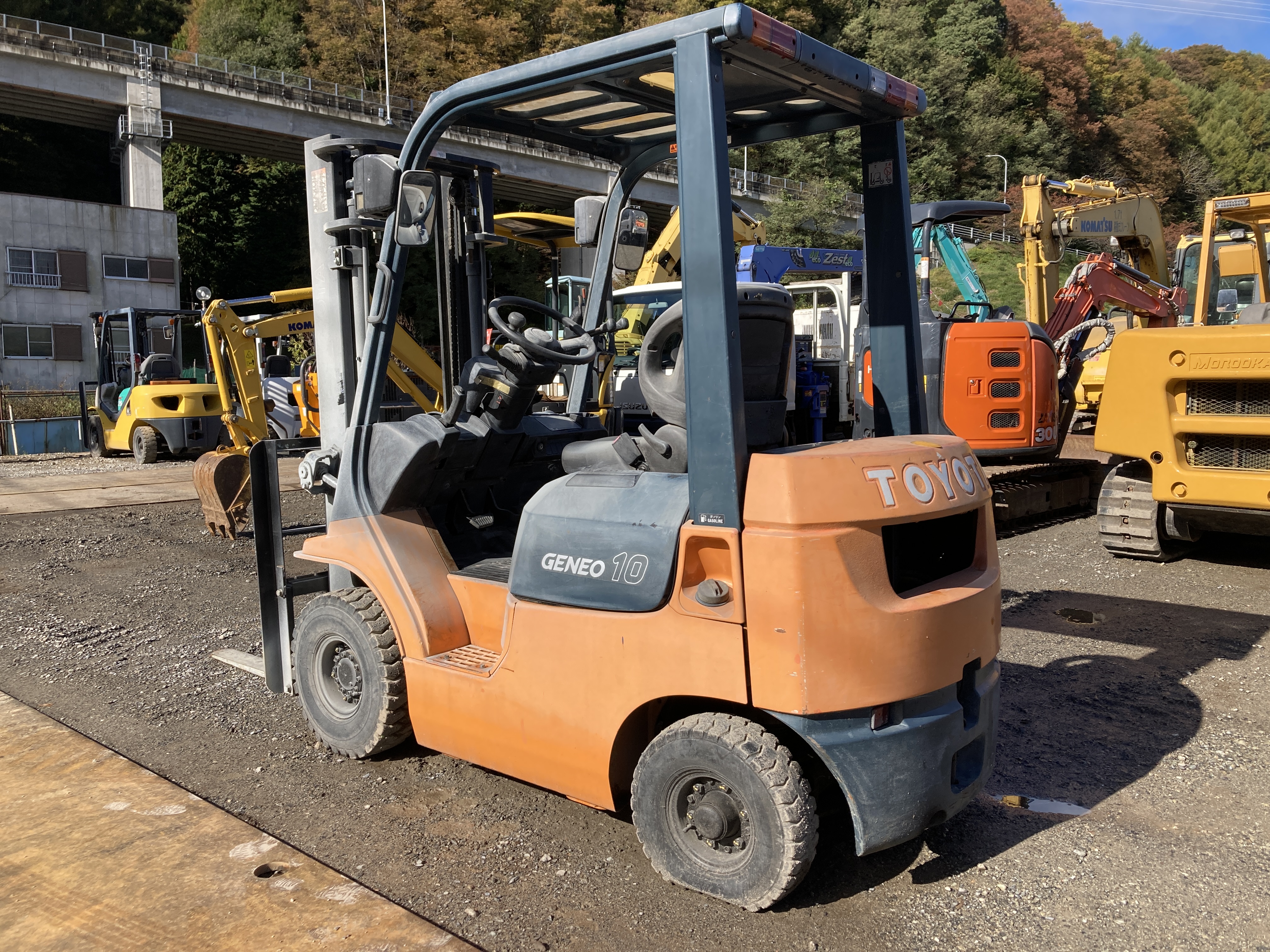 長野発★トヨタ 02-7FGL1 トヨタ1トンフォークリフト 2004 H16年式 780時間★レンタル可★ - 画像 4