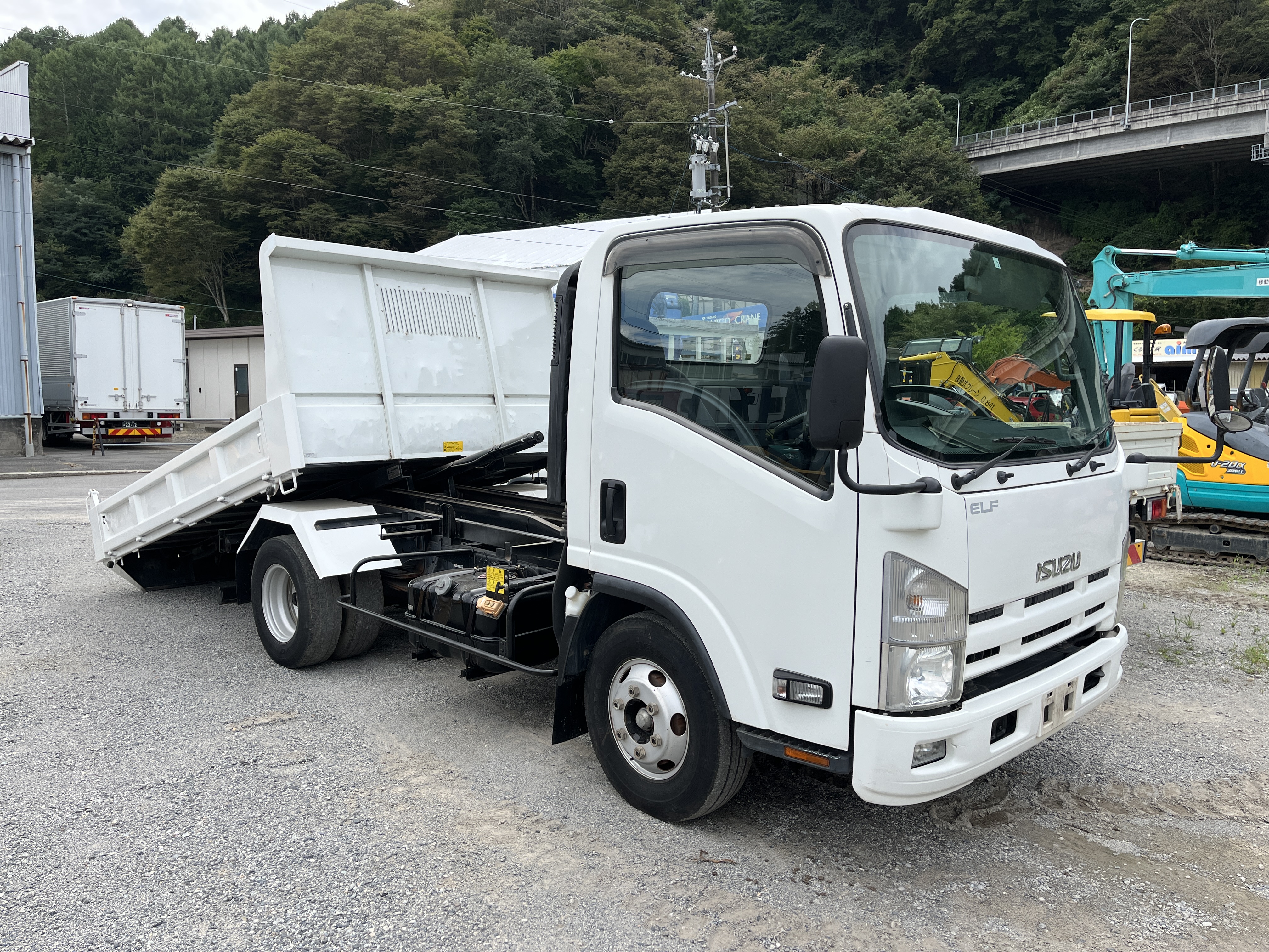 長野発★いすゞ エルフ　ワイドローダーダンプ SKG-NPR85YN 2014 H26年式 139,317km★レンタル可★ - 画像 19