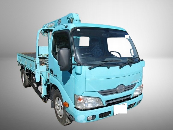 長野発★日野 3tユニック　TKG-XZU650 2014 H26年式 56193km★レンタル可★